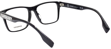 Shop 博柏利B.LOGO矩形光学眼镜假日版镜架眼镜 B2393-D-3001