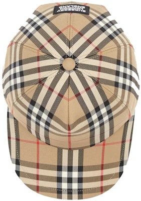 Burberry Baseball Cap Logo Applique Vintage Check Archive Beige Order Burberry Baseball Cap Logo Applique Vintage Check Archive Beige