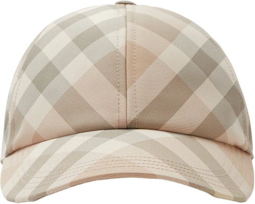Topi Unisex Burberry Beige Check Decor Cotton Polyester. 80835171 Buy Topi Unisex Burberry Beige Check Decor Cotton Polyester. 80835171