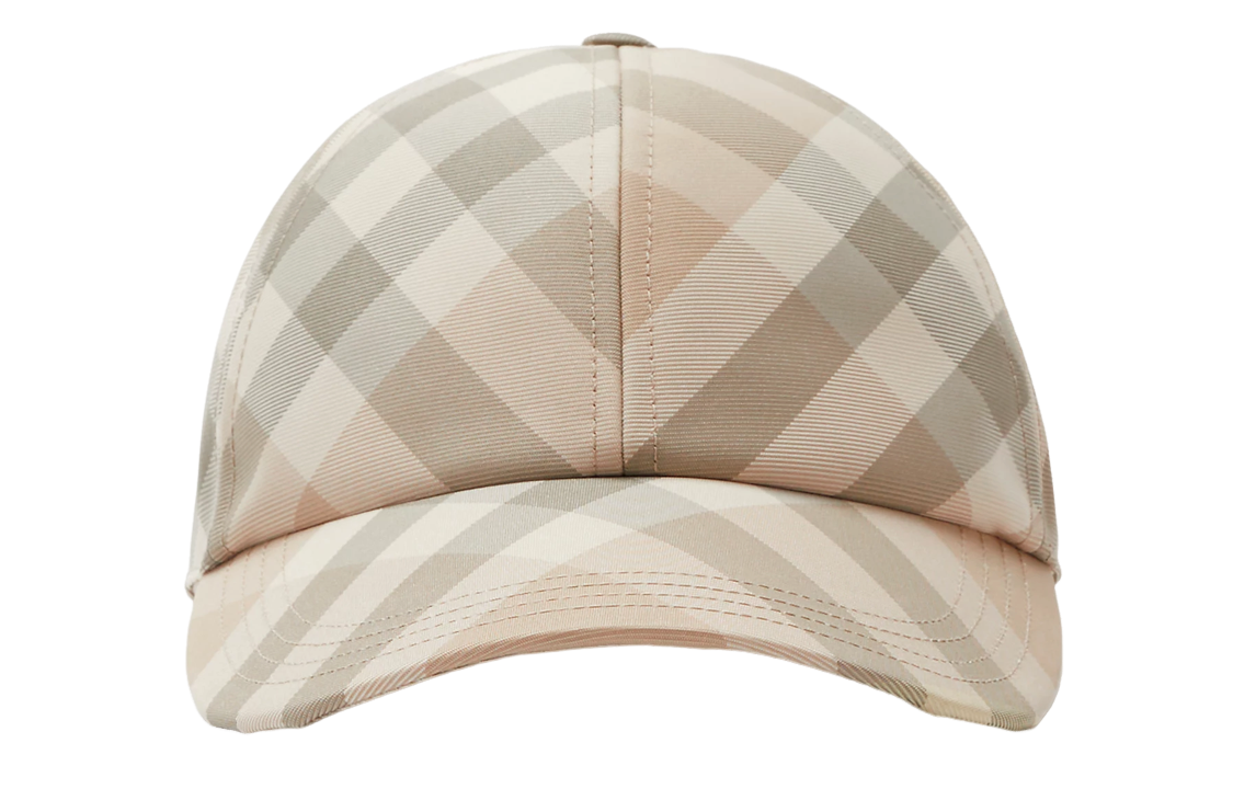 Order Topi Unisex Burberry Beige Check Decor Cotton Polyester. 80835171