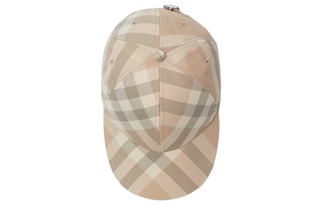 Shop Topi Unisex Burberry Beige Check Decor Cotton Polyester. 80835171
