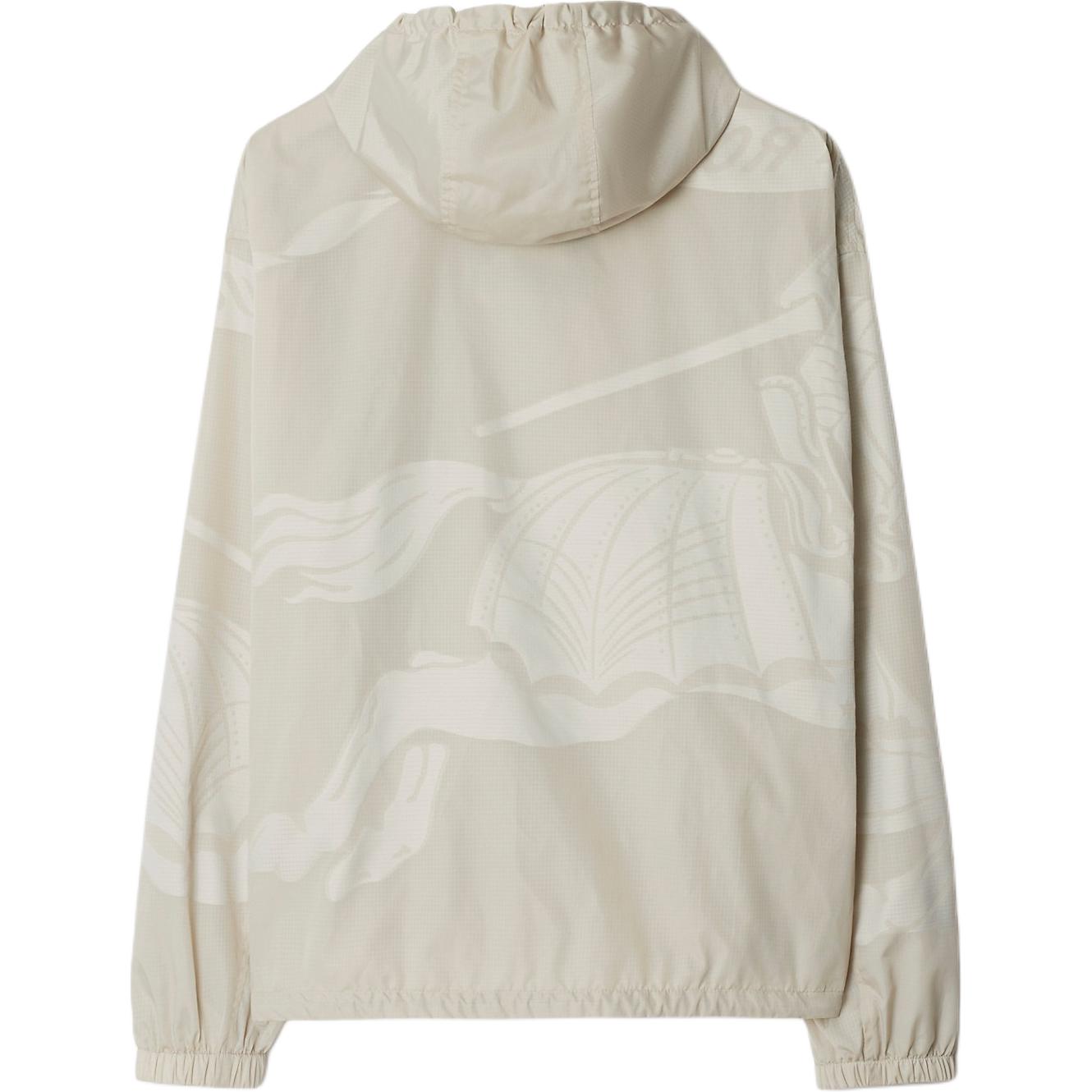 Burberry Beige Hooded Zip-Up Long Sleeve Jacket 80954591 圖 3