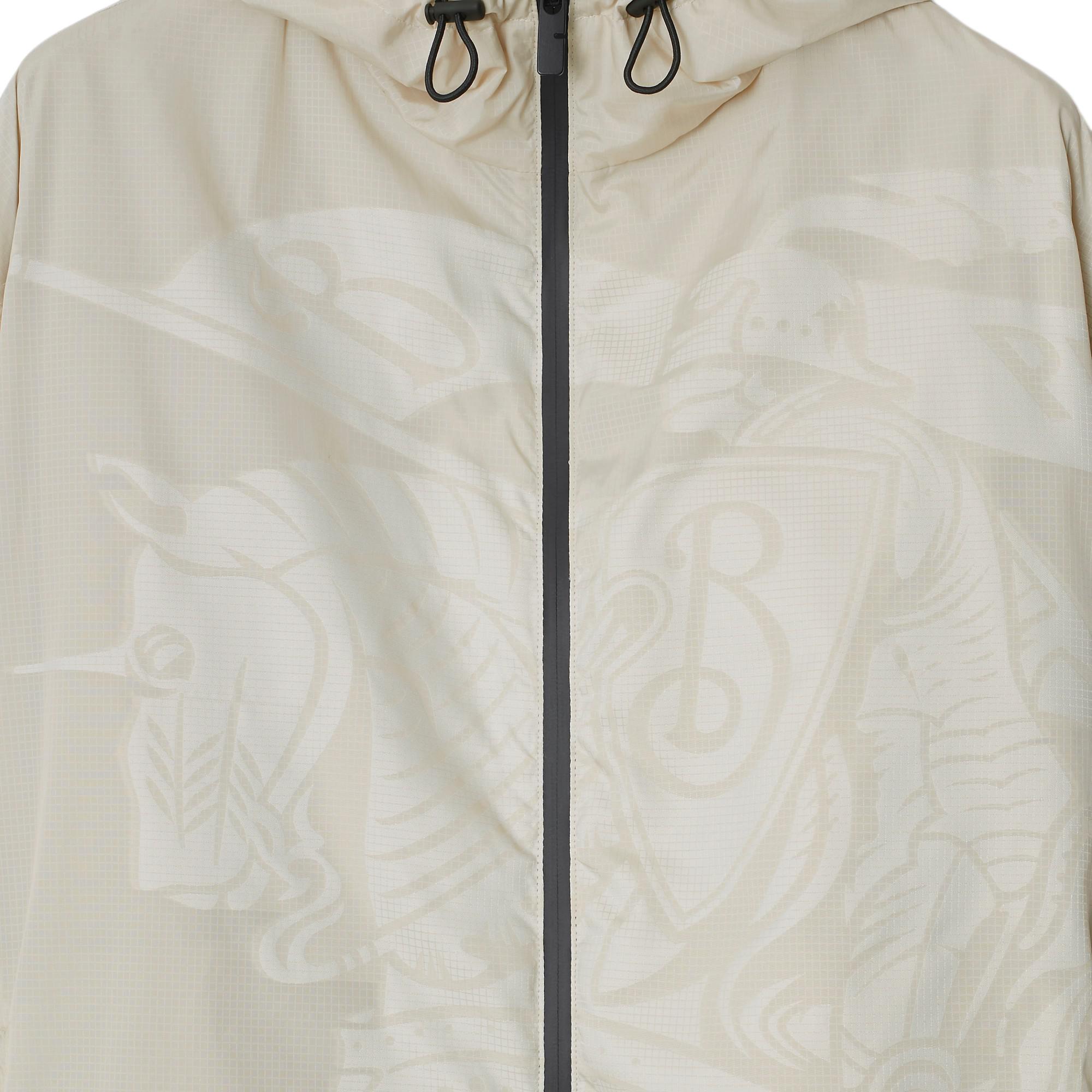 Burberry Beige Hooded Zip-Up Long Sleeve Jacket 80954591 圖 7