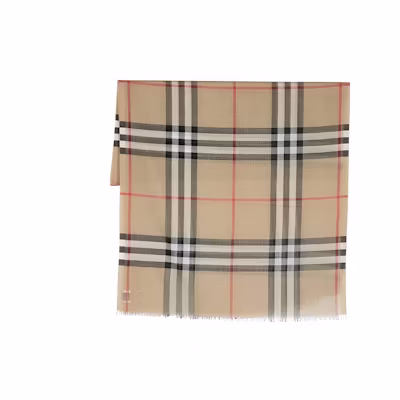 Burberry Beige Wool Scarf - Warm and Comfortable 8055855A7026