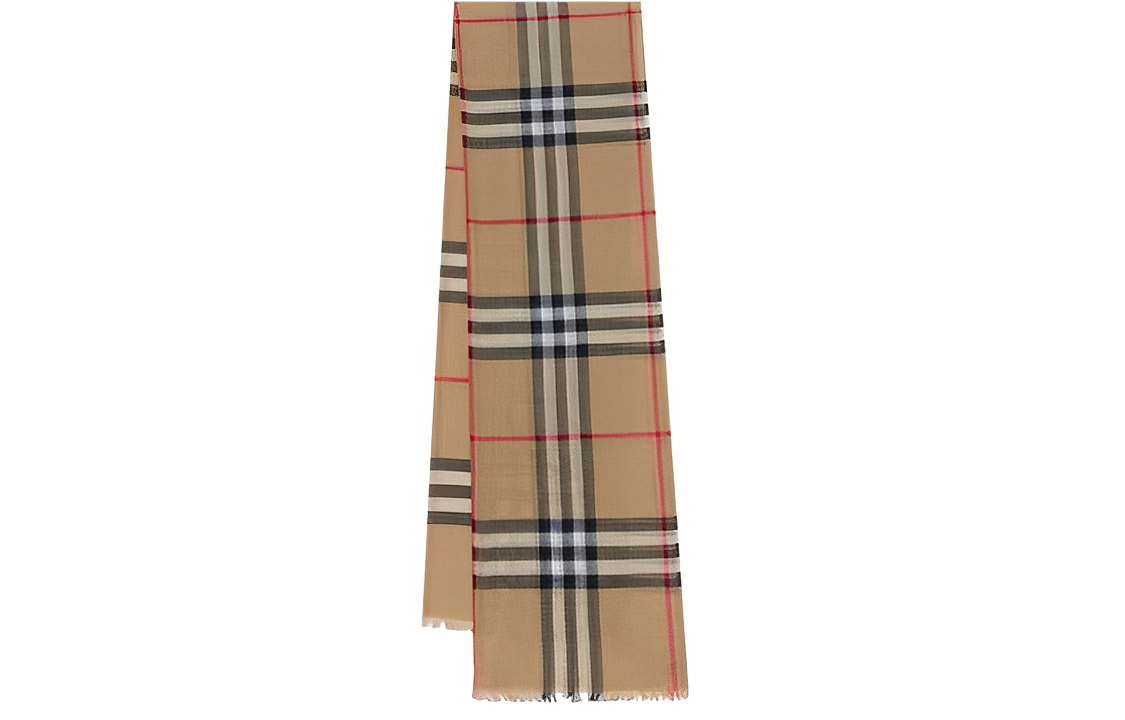 Shop Burberry Beige Wool Scarf - Warm and Comfortable 8055855A7026