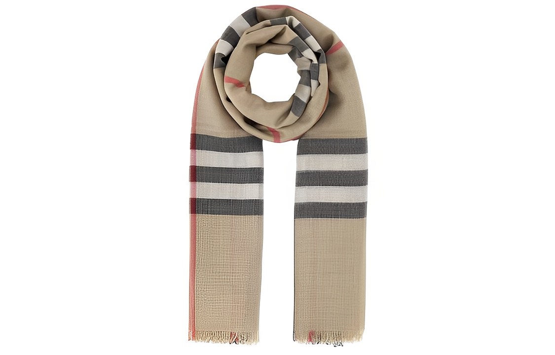 Purchase Burberry Beige Wool Scarf - Warm and Comfortable 8055855A7026