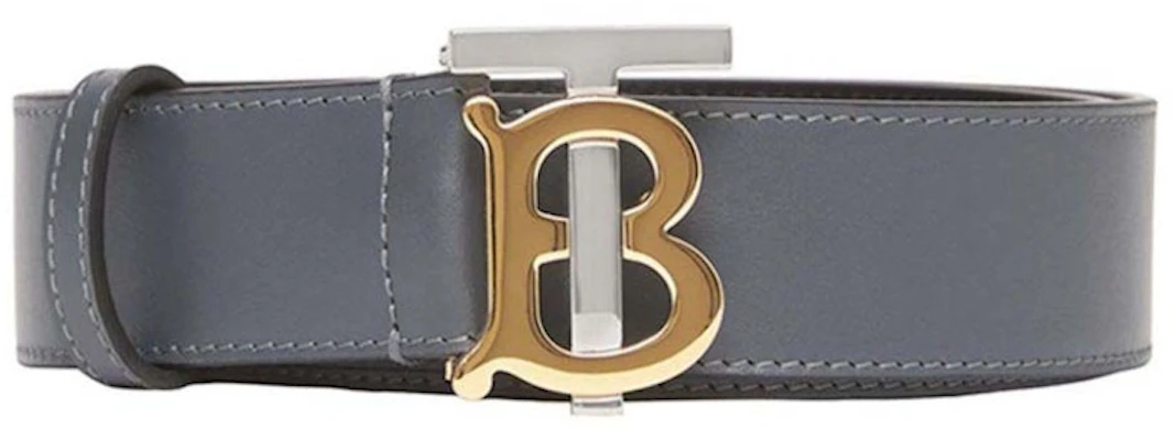 Cinturón Burberry TB Monograma Gris/Plata/Oro Buy Cinturón Burberry TB Monograma Gris/Plata/Oro