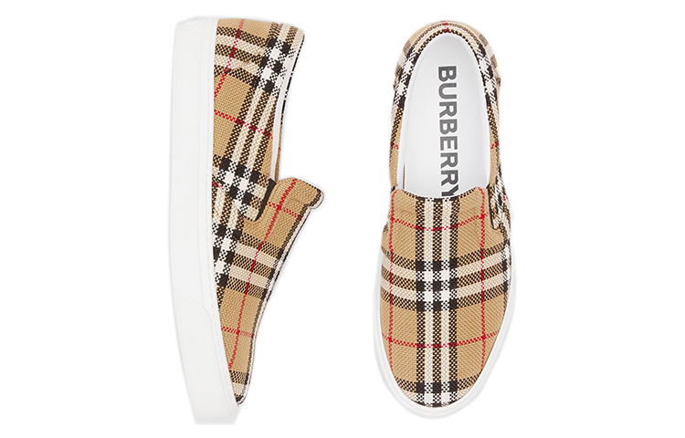 Shop バーバリー バイオメッシュ スリッポン (アーカイブベージュ) 80321921