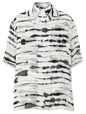 博柏利黑白条纹短袖衬衫 45630351 Order 博柏利黑白条纹短袖衬衫 45630351