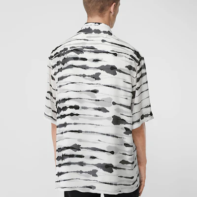 博柏利黑白条纹短袖衬衫 45630351 Purchase 博柏利黑白条纹短袖衬衫 45630351