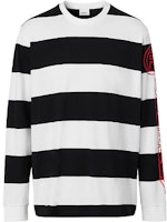 Burberry Black and White Striped Long Sleeve T-Shirt. 80294841 Burberry Black and White Striped Long Sleeve T-Shirt. 80294841