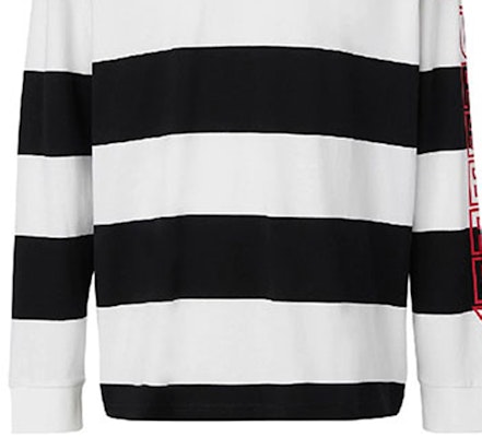 Burberry 黑白條紋長袖T恤。 80294841 Details for Burberry 黑白條紋長袖T恤。 80294841