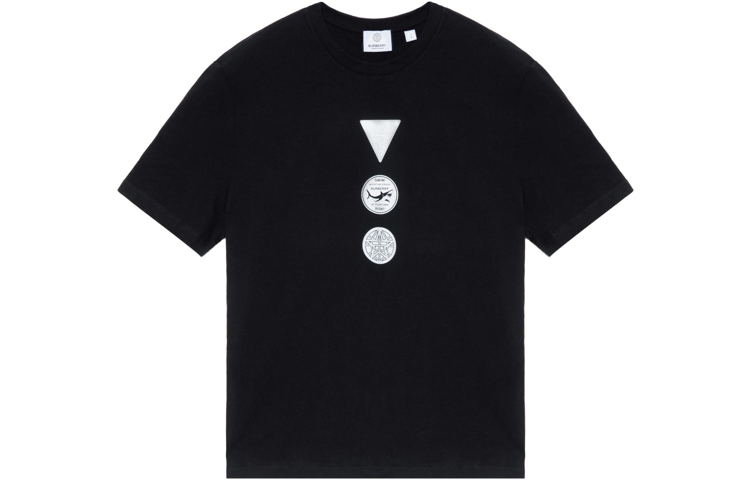 Burberry Black Badge Print Crew Neck Short Sleeve T-Shirt. 80427601 圖 2