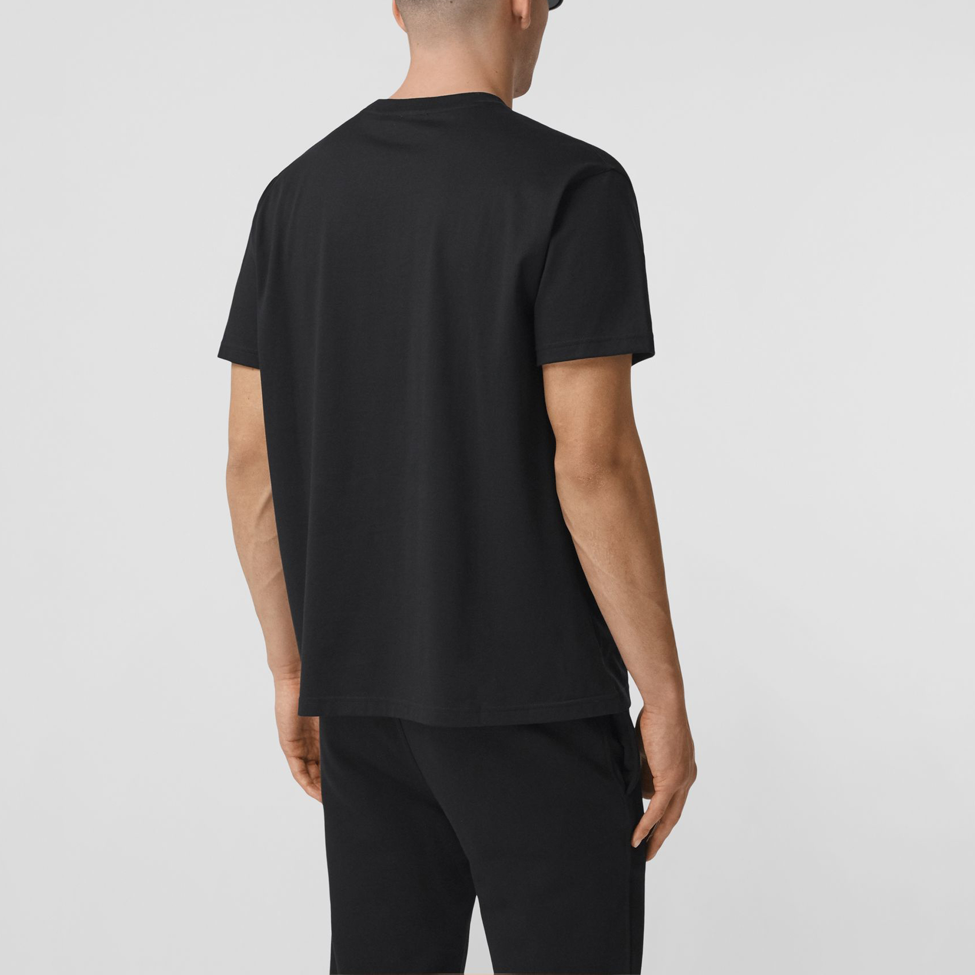 Burberry Black Badge Print Crew Neck Short Sleeve T-Shirt. 80427601 圖 6