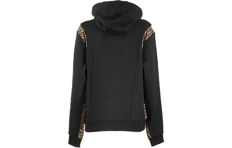 Burberry Black/Brown Letter Pattern Drawstring Hoodie 80316001 圖 3