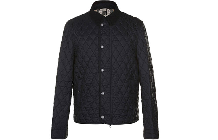 Burberry Black Casual Long-Sleeve Cotton Jacket 39023281