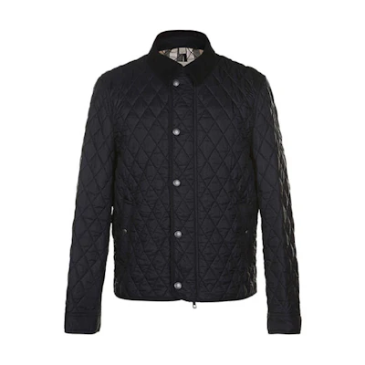 Burberry Black Casual Long-Sleeve Cotton Jacket 39023281
