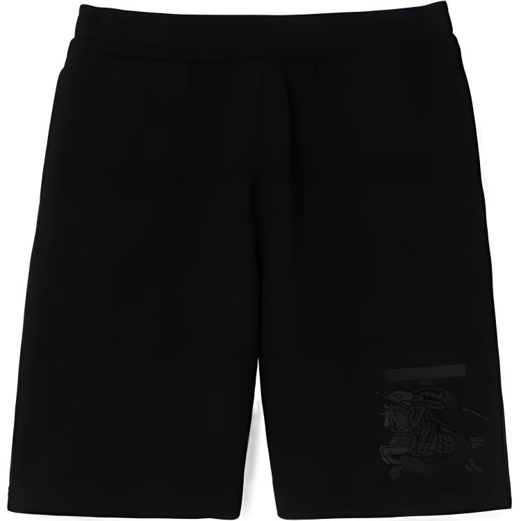 Burberry Black Casual Shorts with Logo and Equestrian Knight Design for Men. 80697681 圖 2