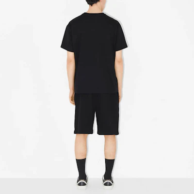Burberry Black Casual Shorts with Logo and Equestrian Knight Design for Men. 80697681 Shop Burberry Black Casual Shorts with Logo and Equestrian Knight Design for Men. 80697681