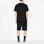 Shop Burberry Black Casual Shorts with Logo and Equestrian Knight Design for Men. 80697681