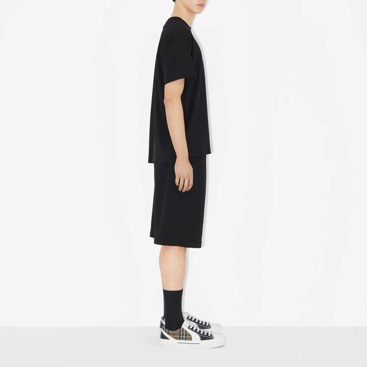 Burberry Black Casual Shorts with Logo and Equestrian Knight Design for Men. 80697681 圖 5