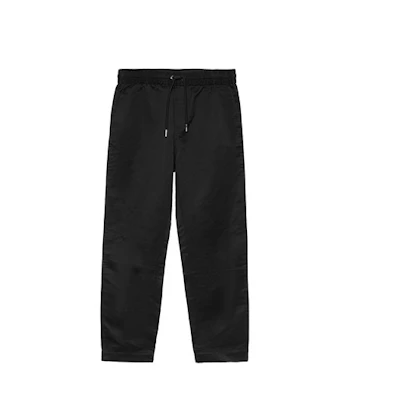 Burberry Black Cotton-Linen Blend Jogger Knit Sweatpants 80414461