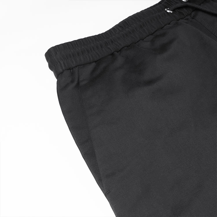 Cheap 버버리 블랙 코튼-리넨 혼방 조거 니트 스웻팬츠 80414461