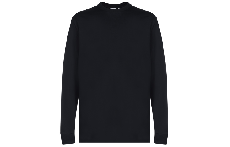 Burberry Black Cotton Crewneck Sweatshirt with Back Logo. 80455481