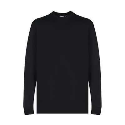 Burberry Black Cotton Crewneck Sweatshirt with Back Logo. 80455481