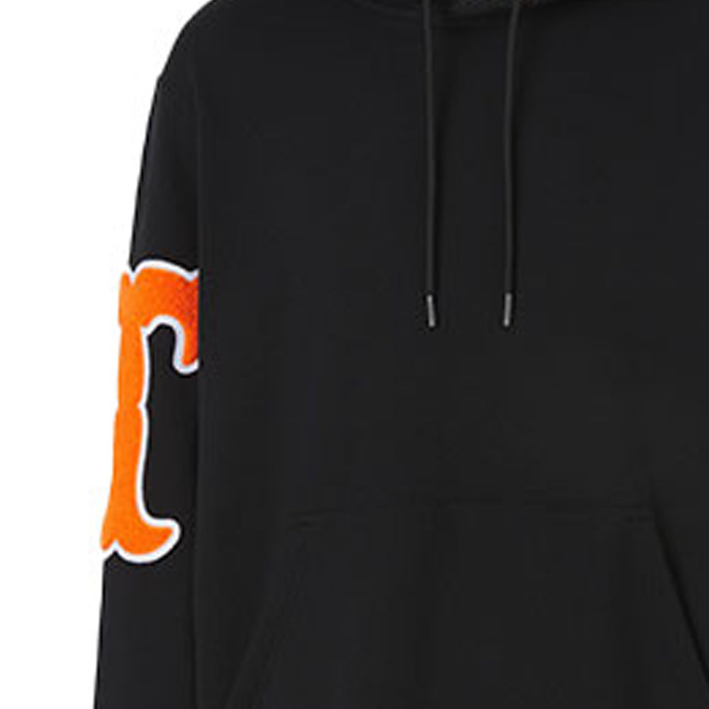 Sizing 博柏利黑色字母圖案設計棉質連帽衫。 80426991