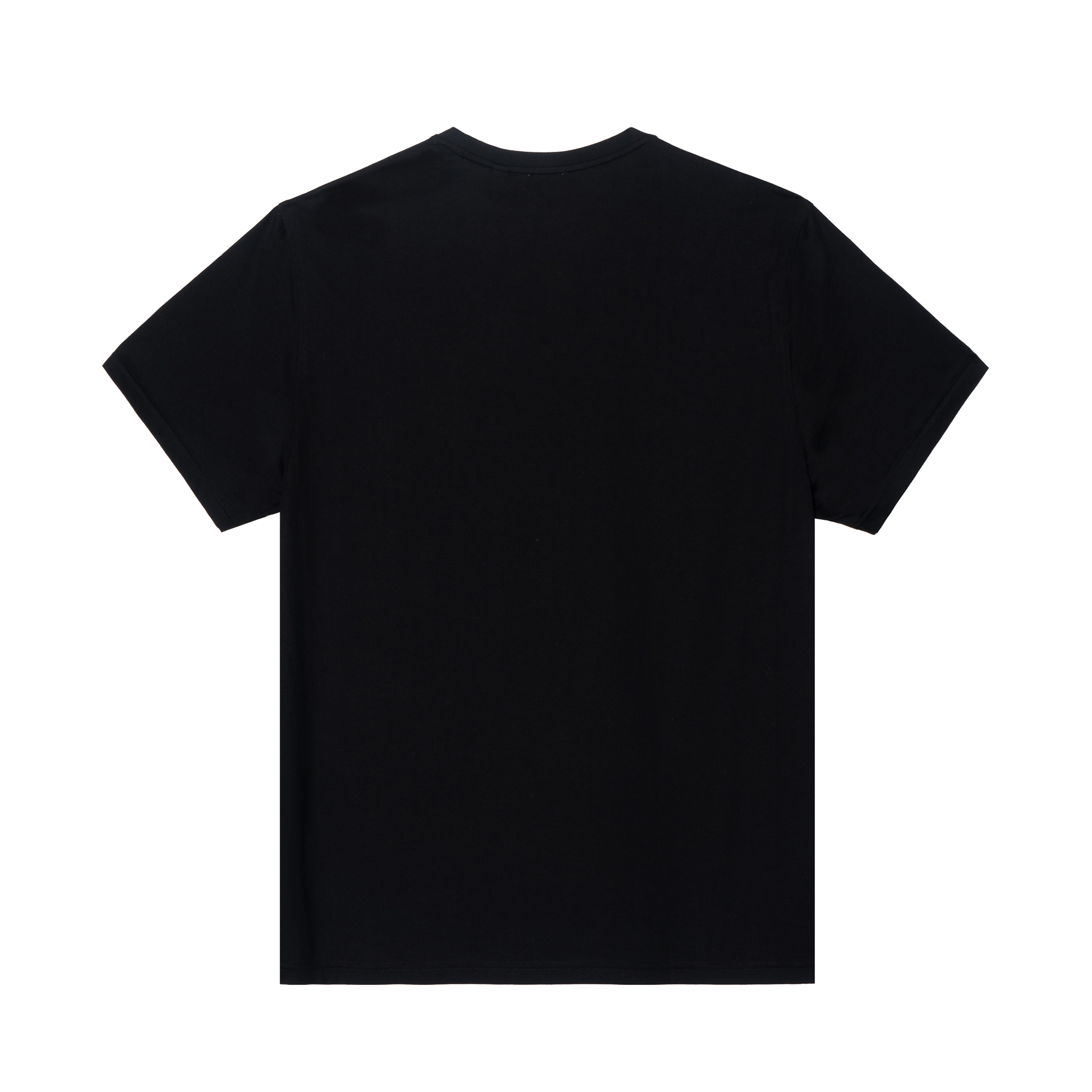 Burberry Black Cotton Logo V-Neck T-Shirt 8017255 圖 3