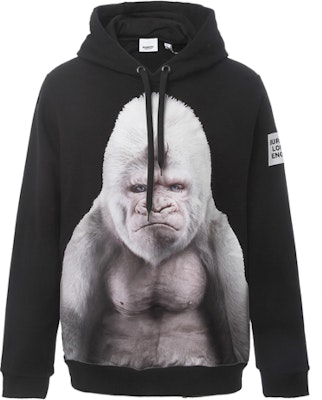 Burberry Black Cotton Sweatshirt with Animal Print Design. 80136011 Order Burberry Black Cotton Sweatshirt with Animal Print Design. 80136011