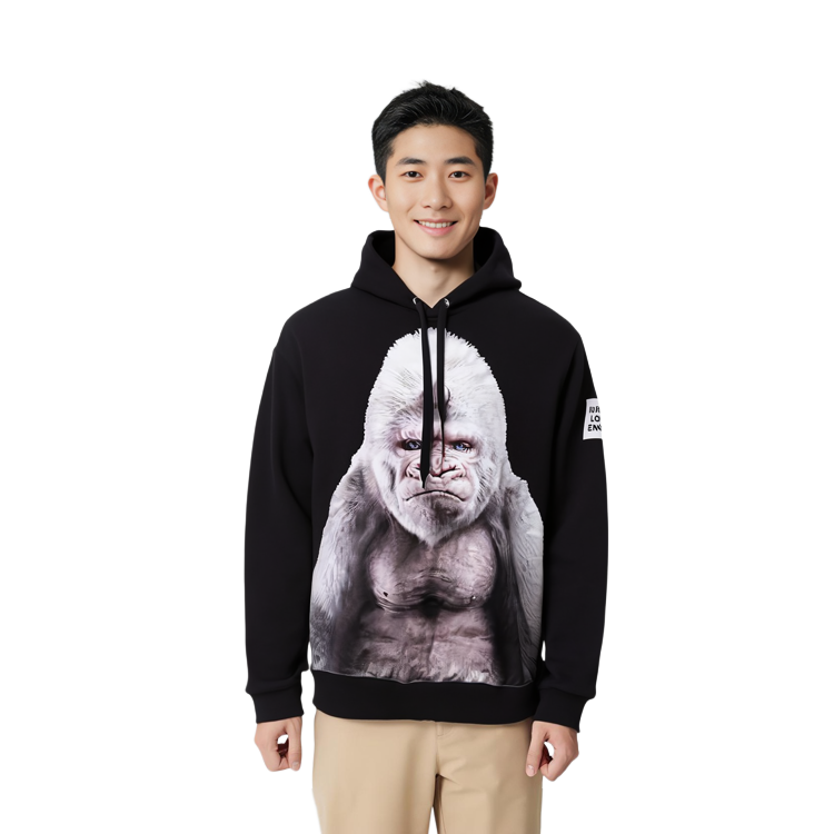 Purchase 巴宝莉黑色棉质动物印花卫衣。 80136011