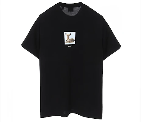 博柏利黑色鹿纹休闲圆领T恤 80223691 Lookbook 博柏利黑色鹿纹休闲圆领T恤 80223691