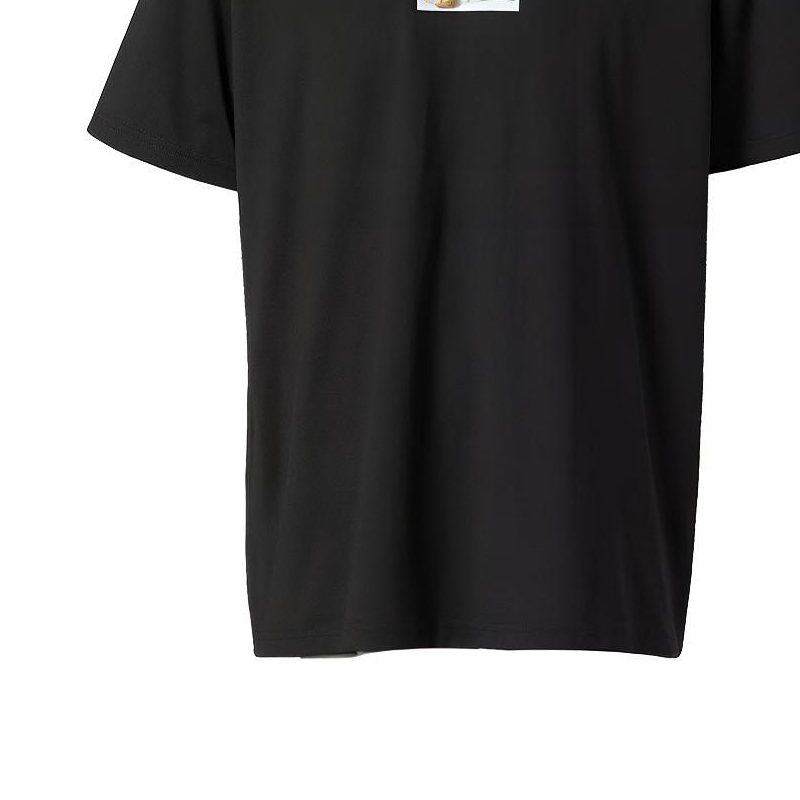 Burberry Black Deer Print Casual Crewneck T-Shirt 80223691 圖 8