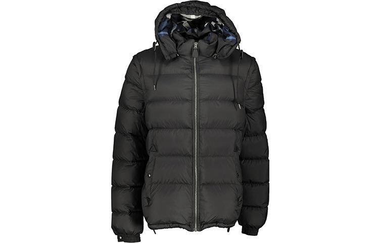 Burberry Black Detachable Sleeve Hooded Puffer Jacket Winter Casual. 80362081