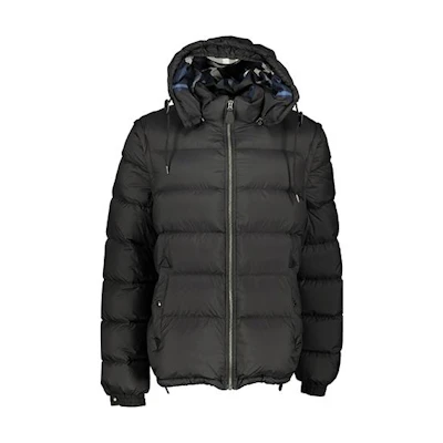 Burberry Black Detachable Sleeve Hooded Puffer Jacket Winter Casual. 80362081