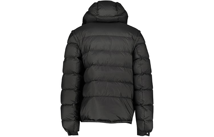 Lookbook Burberry 黑色可拆袖連帽羽絨外套 冬季休閒款式 80362081