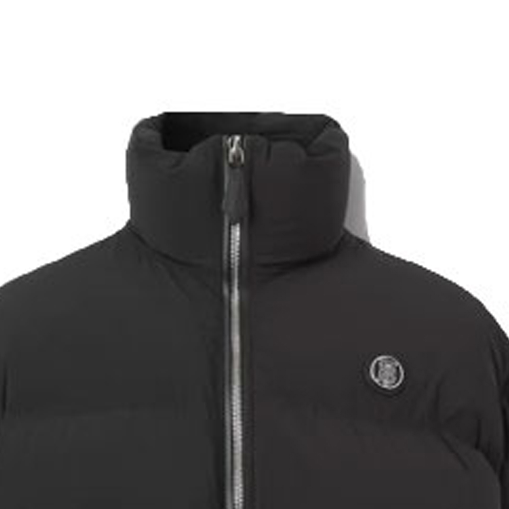 Burberry Black Down Jacket - Winter Warmth, Solid Color, High Collar Zip-Up. 80440621 圖 3