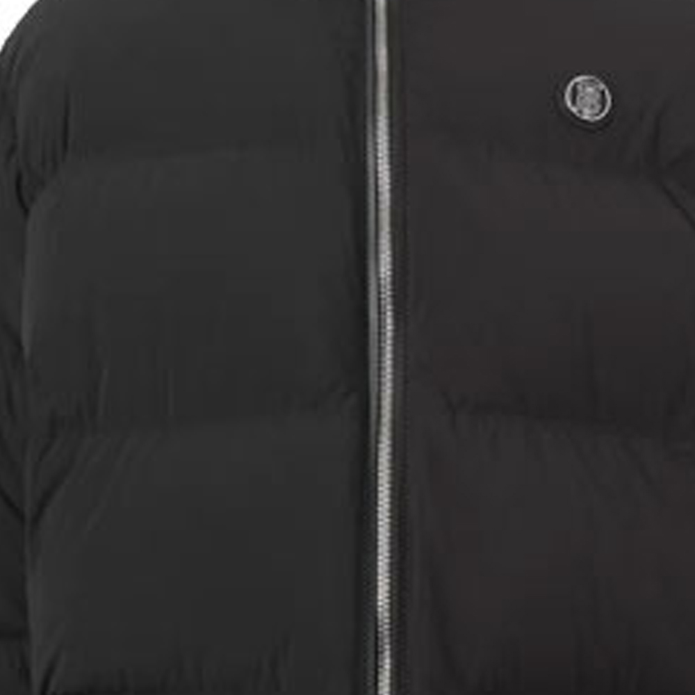 Burberry Black Down Jacket - Winter Warmth, Solid Color, High Collar Zip-Up. 80440621 圖 5