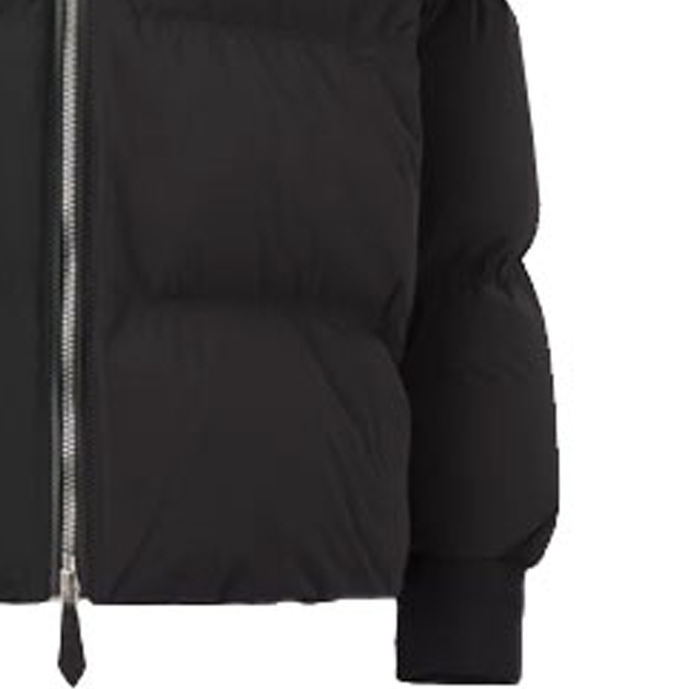 Burberry Black Down Jacket - Winter Warmth, Solid Color, High Collar Zip-Up. 80440621 圖 7
