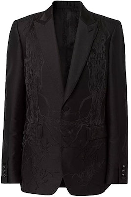 Burberry Black Elm Jacquard Single-Breasted Blazer. 80415341 Buy Burberry Black Elm Jacquard Single-Breasted Blazer. 80415341
