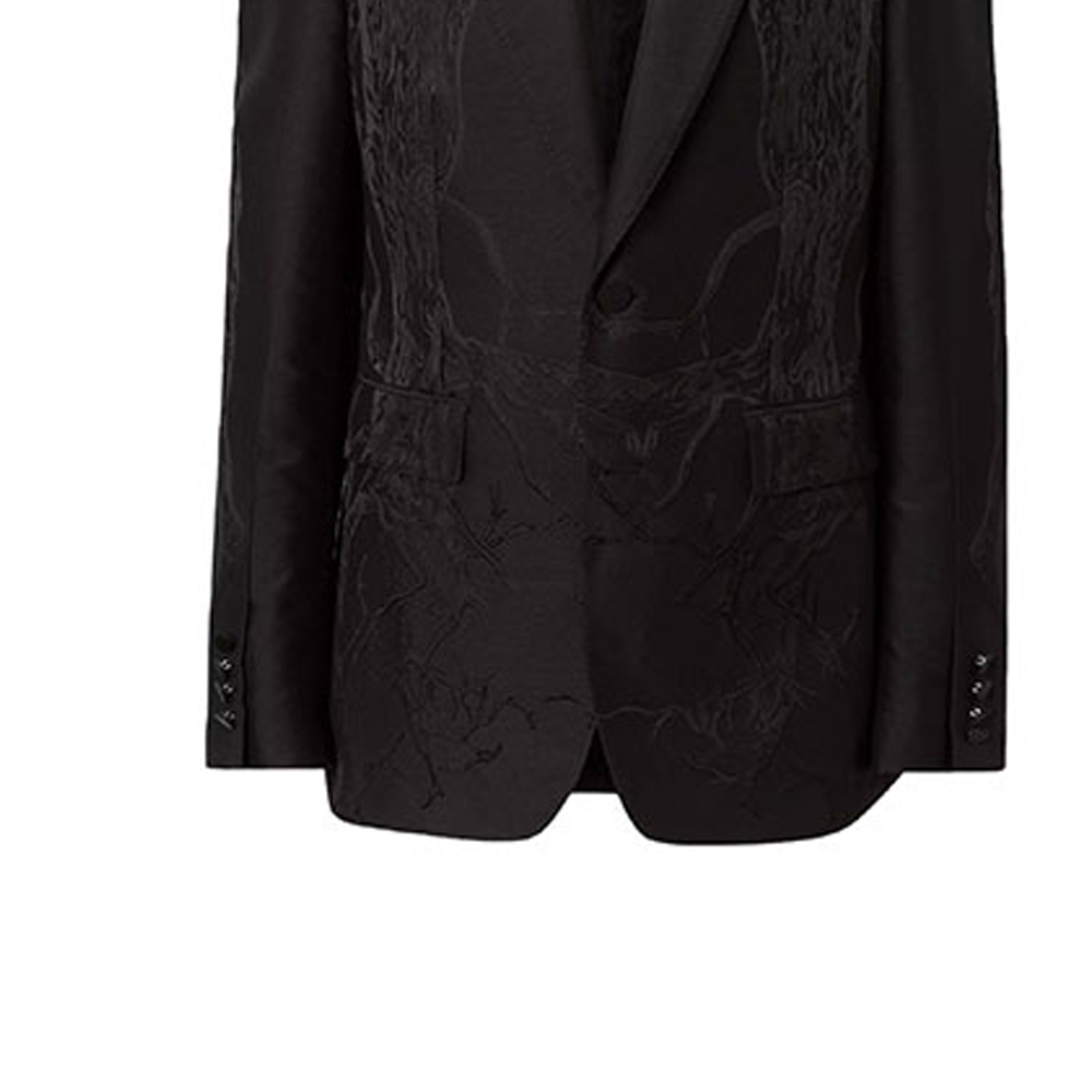Sizing Burberry Black Elm Jacquard Single-Breasted Blazer. 80415341