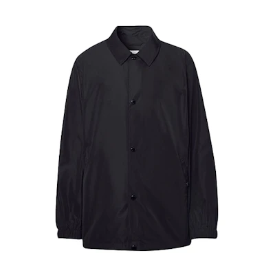 Burberry Black High-Street Print Back Collar Button-Up Jacket 80246791