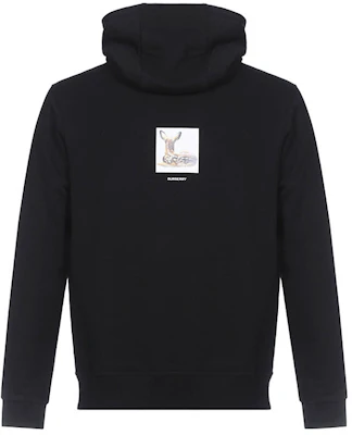 Burberry Black Hoodie Deer Print Unisex Sweatshirt Long Sleeve 8022374-A1189 Lookbook Burberry Black Hoodie Deer Print Unisex Sweatshirt Long Sleeve 8022374-A1189