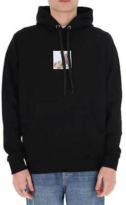 Burberry Black Hoodie Deer Print Unisex Sweatshirt Long Sleeve 8022374-A1189 Purchase Burberry Black Hoodie Deer Print Unisex Sweatshirt Long Sleeve 8022374-A1189