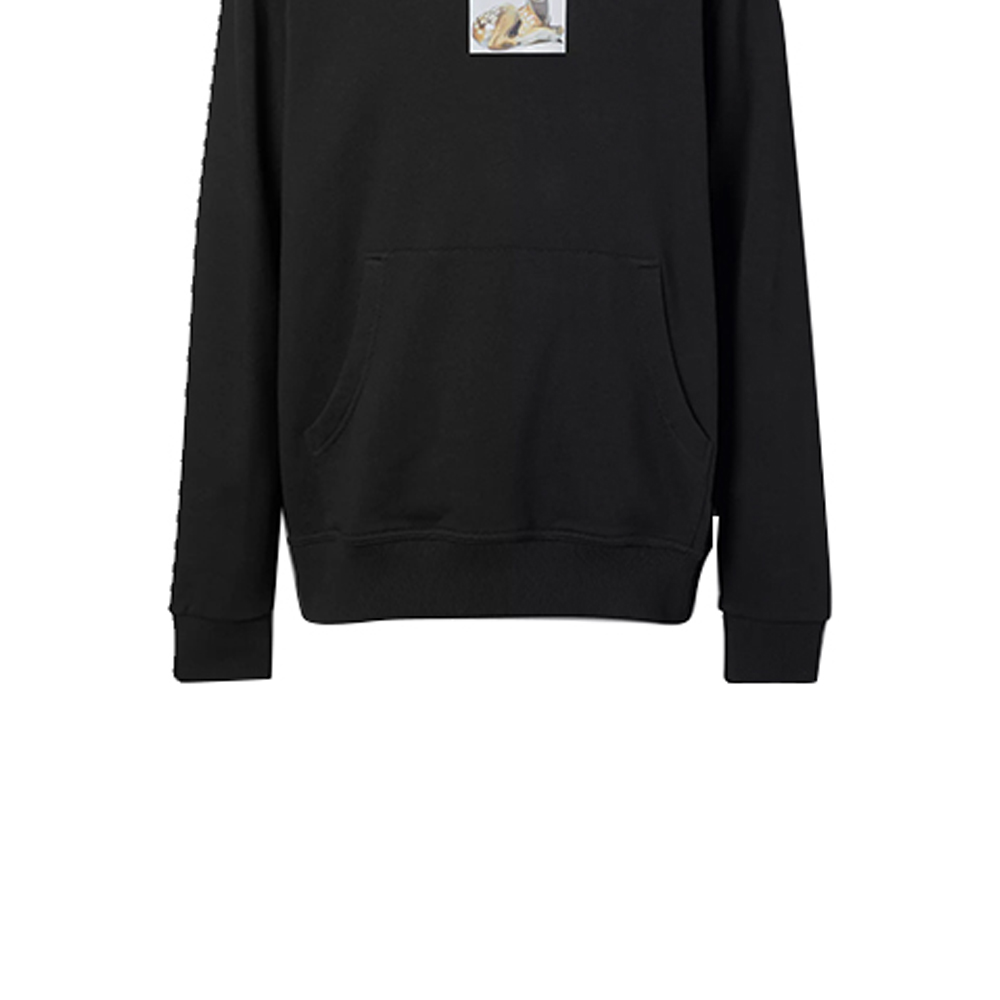 Sizing Burberry Black Hoodie Deer Print Unisex Sweatshirt Long Sleeve 8022374-A1189