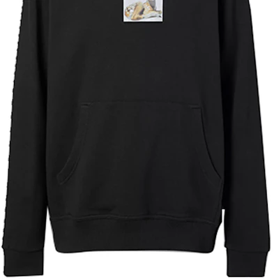 Burberry Black Hoodie Deer Print Unisex Sweatshirt Long Sleeve 8022374-A1189 Sizing Burberry Black Hoodie Deer Print Unisex Sweatshirt Long Sleeve 8022374-A1189
