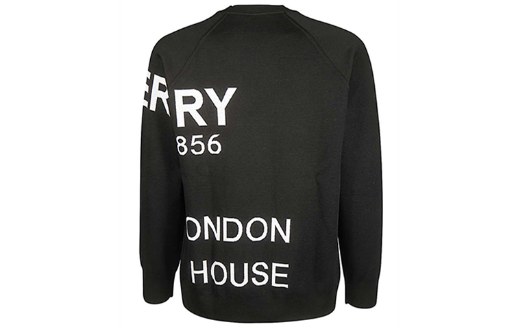 Burberry Black Jacquard Knit Sweater 80133341 圖 3