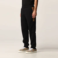 Shop Burberry Black Jogger Knit Sweatpants with Drawstring Casual Style. 80450131